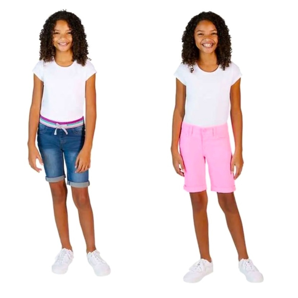 🆕 Vigoss Youth 2-pack Bermuda Shorts Size: Large (12/14)